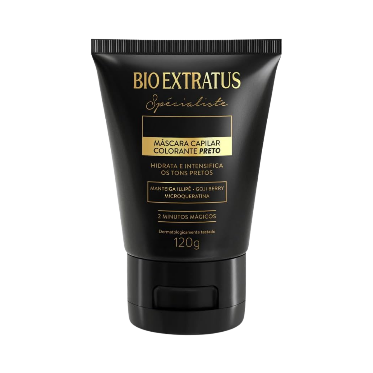 Máscara Colorante Preto Bio Extratus 120g