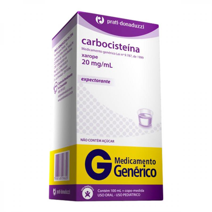 Carbocisteina Prati-Donaduzzi 20mg/mL 100ml