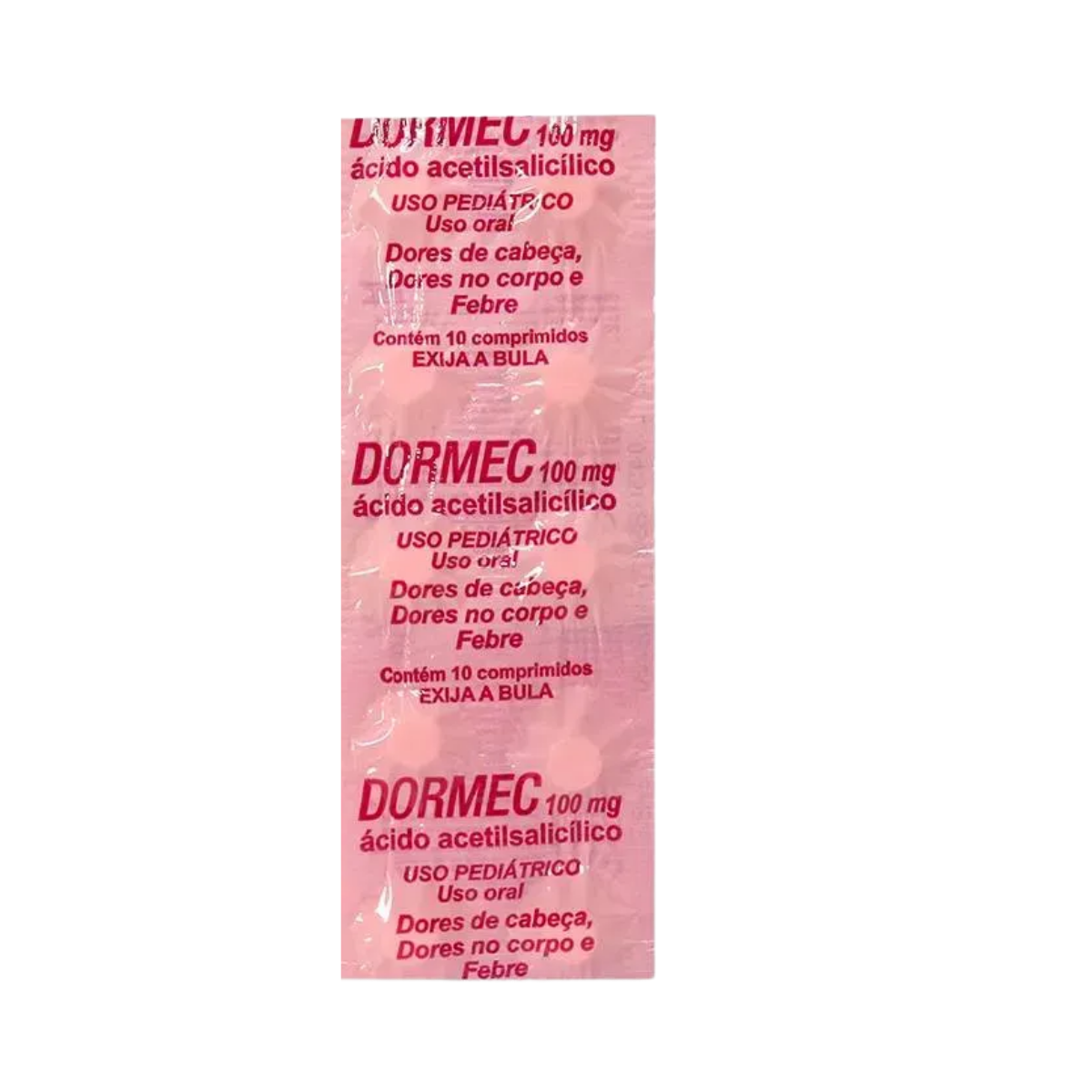 Dormec Infantil 100mg 10 comprimidos