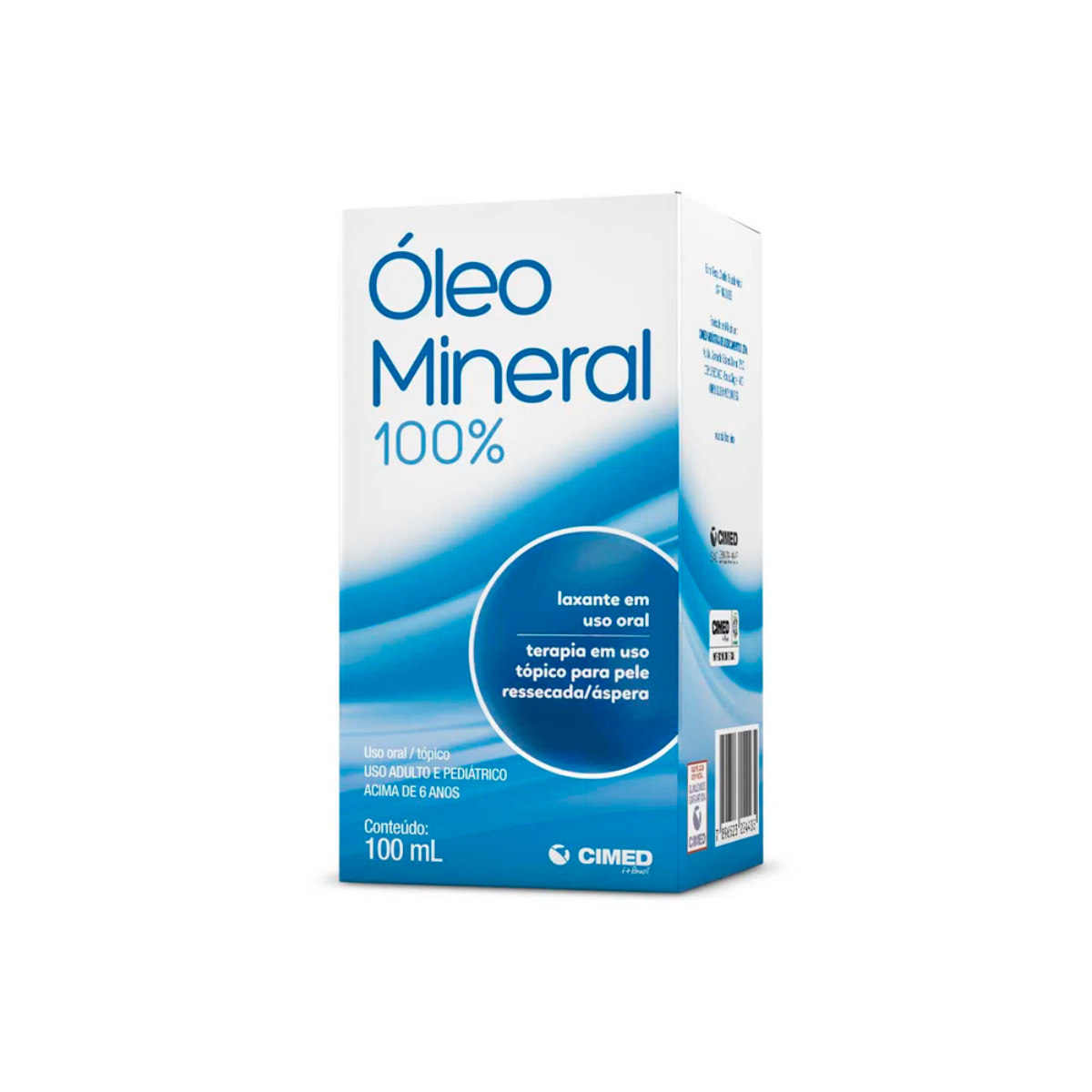 Óleo Mineral 100% Cimed 100ml
