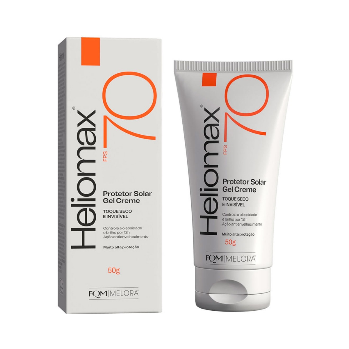 Protetor Solar Gel Creme Facial FPS 70 Heliomax 50g