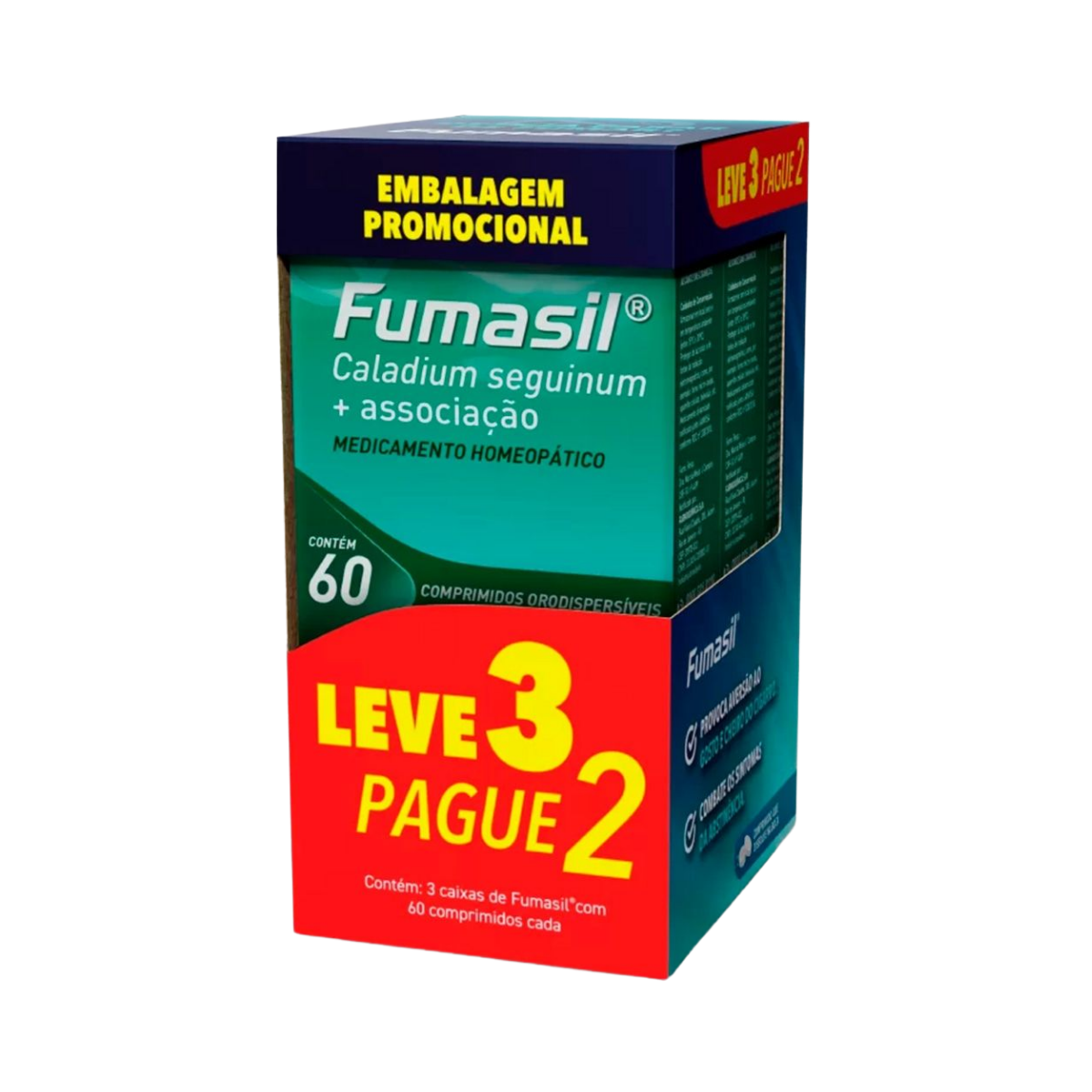 Kit Fumasil 20Dh Farmoquímica 180 Comprimidos