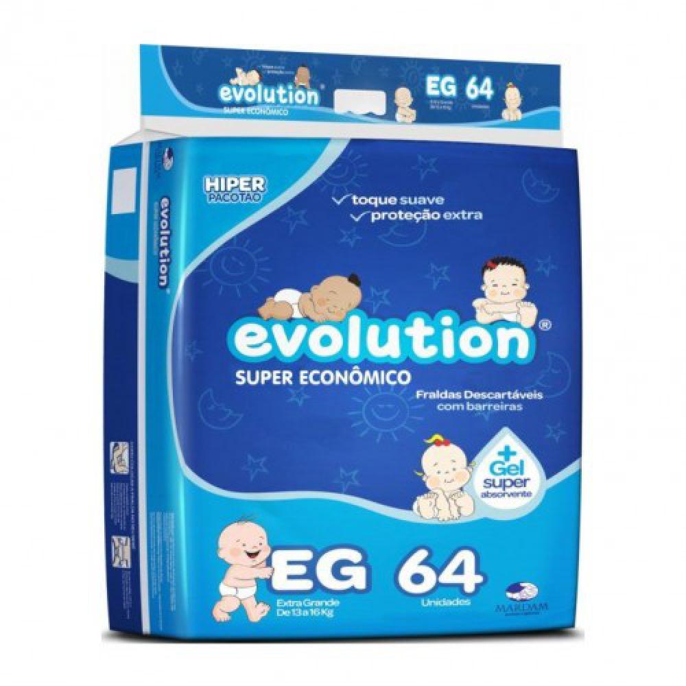 FRALDA EVOLUTION SUPER ECO EG 64UN