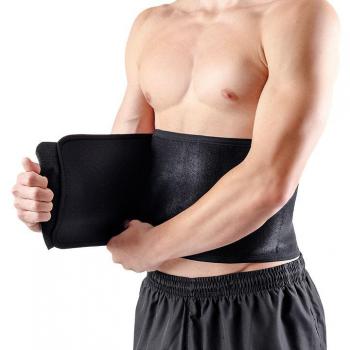 Hidrolight Cinta Abdominal 100X20Cm Adulto Unissex Preto