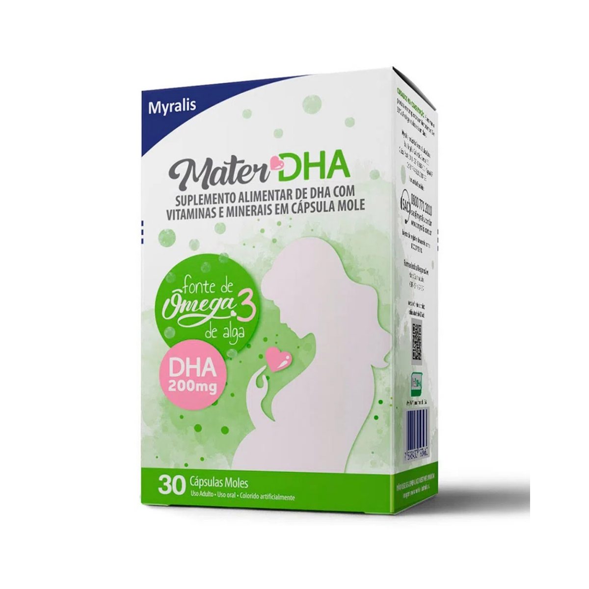 Polivitamínico MaterDHA para Gestantes 30 Cápsulas
