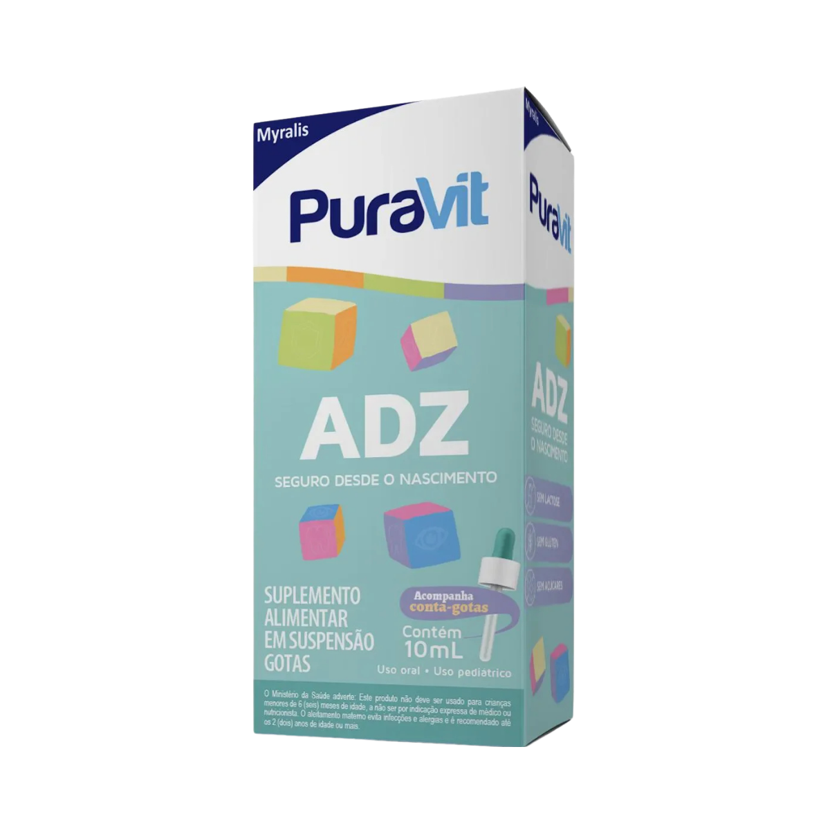 Polivitaminico PuraVit ADZ Gotas Myralis 10ml