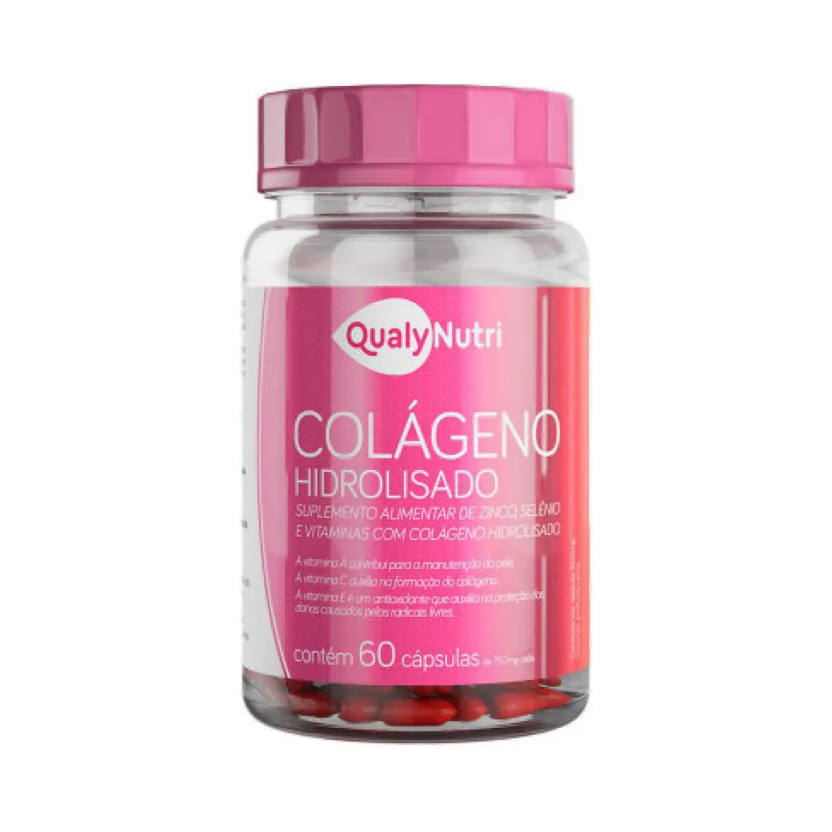 Colágeno Hidrolisado Qualynutri 60 Cápsulas