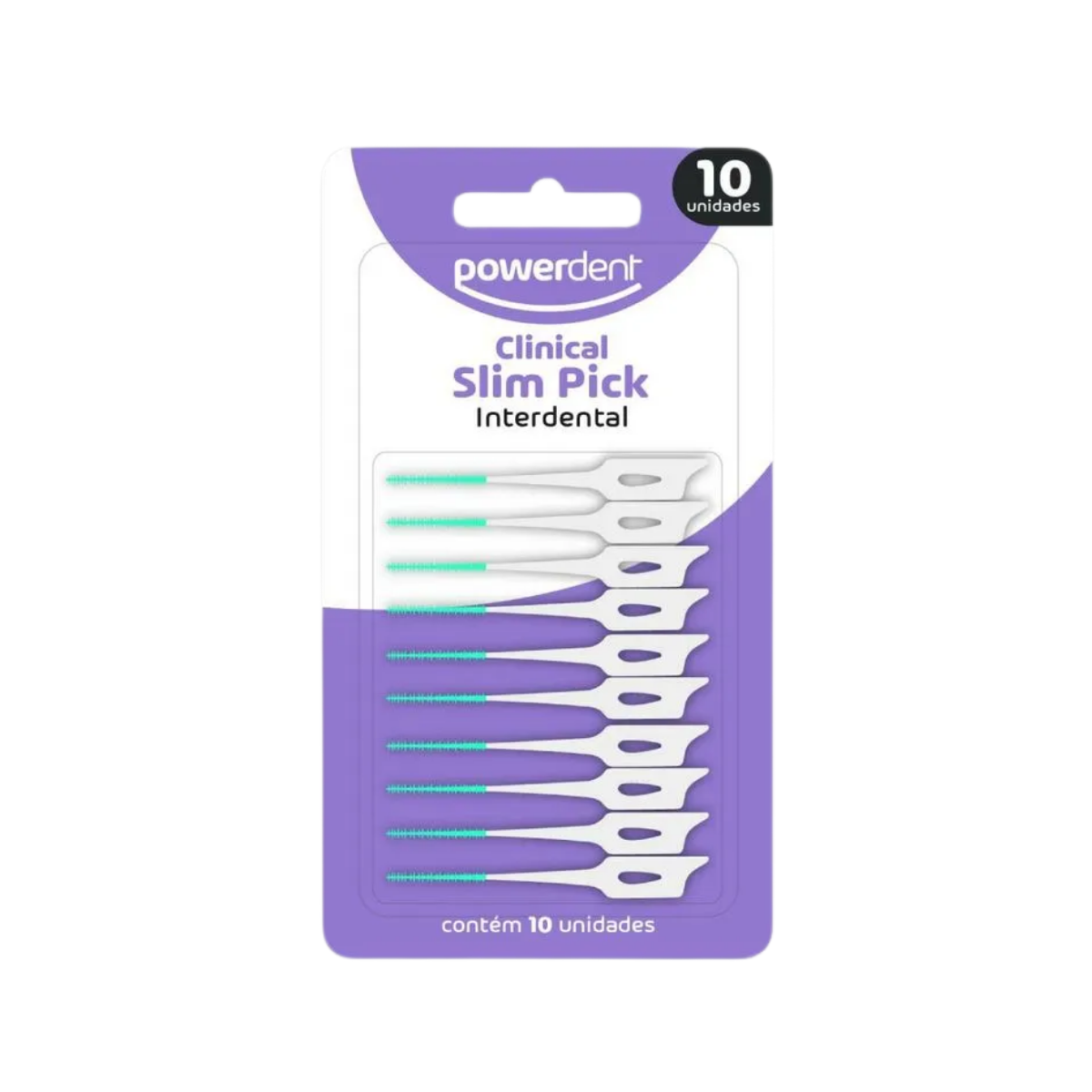 Escova Interdental Slim Pick Powerdent 10 Unidades