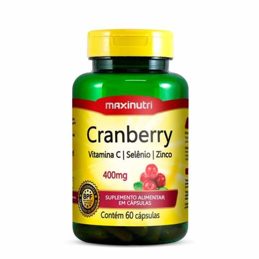 Cranberry 400mg MaxiNutri 60 capsulas