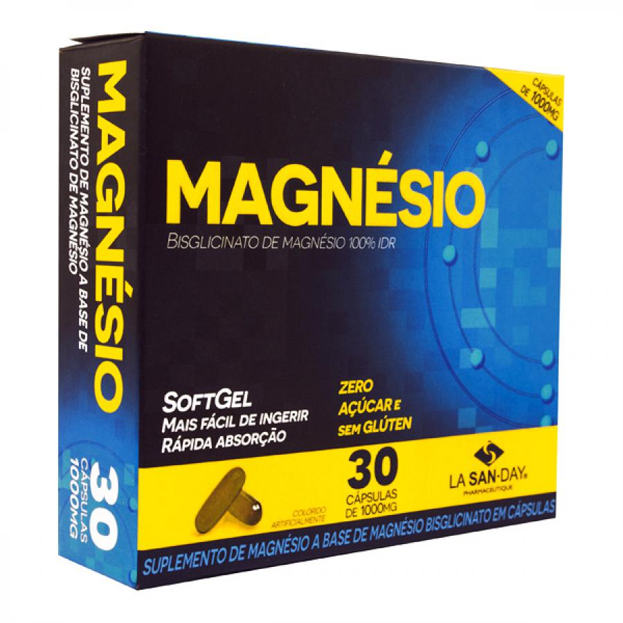 Magnesio la san-day 1000mg com 30 capsulas