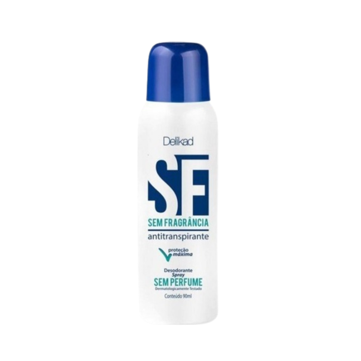Desodorante Antitranspirante Sem Perfume Spray 90ml Delikad