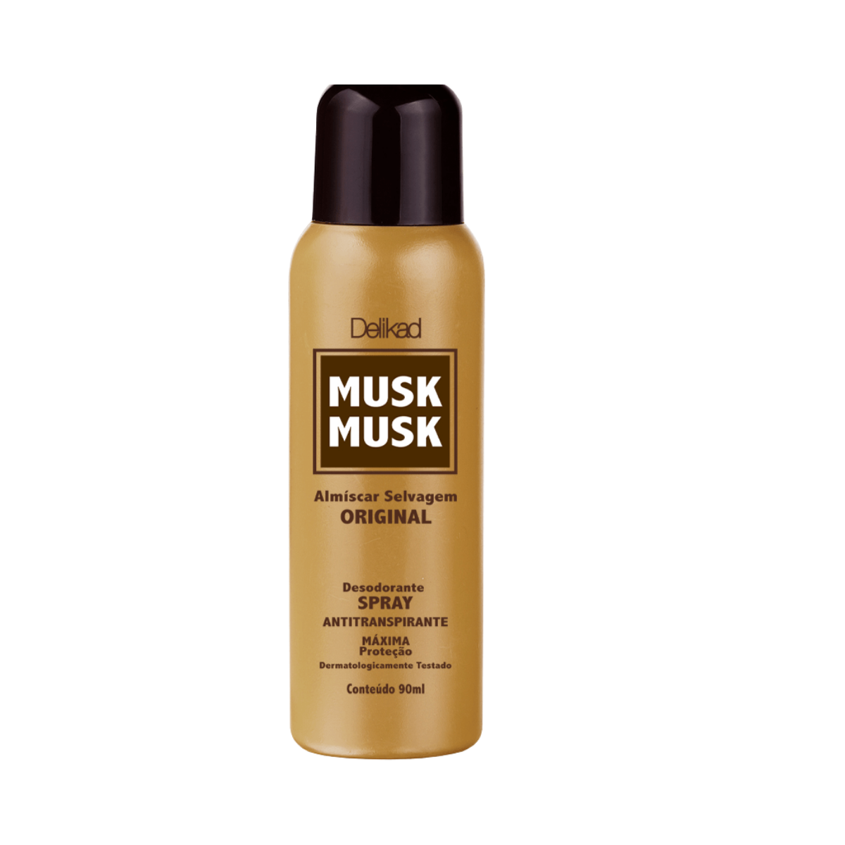 Desodorante Delikad Musk Musk original, spray com 90mL