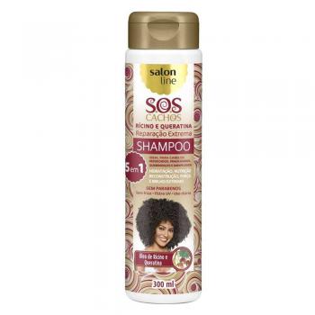 SHAMPOO SALON LINE RICINO E QUERATINA 300ML
