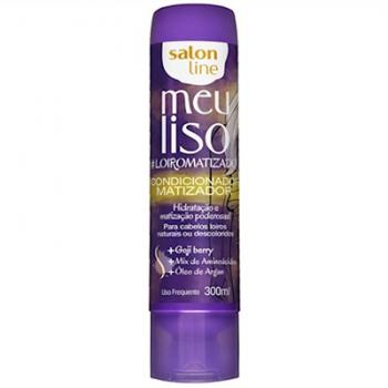 Condicionador Matizador Salon Line Meu Liso Loiro Matizado 300ml