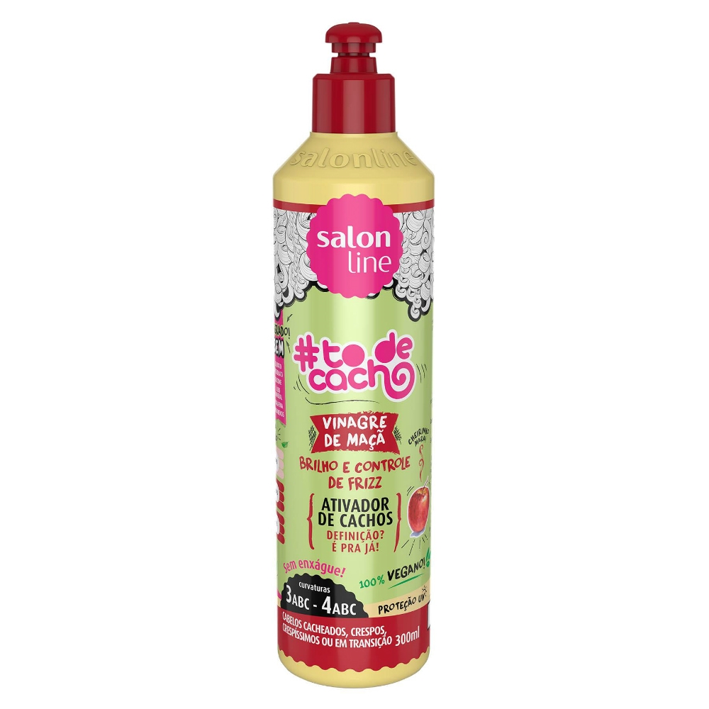 Ativador de Cachos Salon Line To de Cacho Vinagre de Maca 300ml