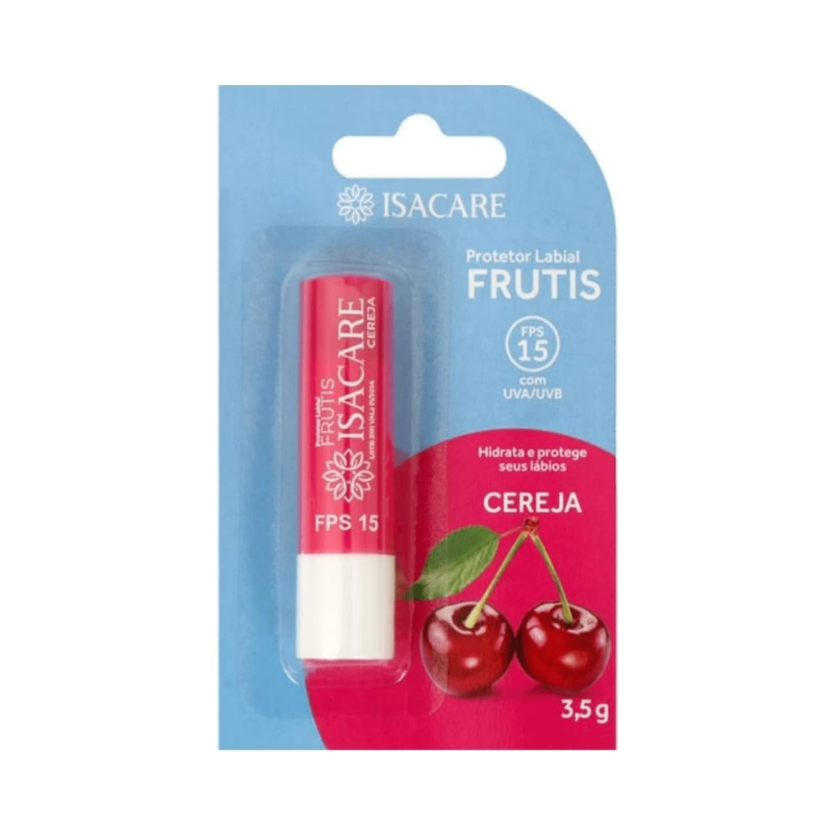 Protetor Labial Cereja Fps15 Isacare