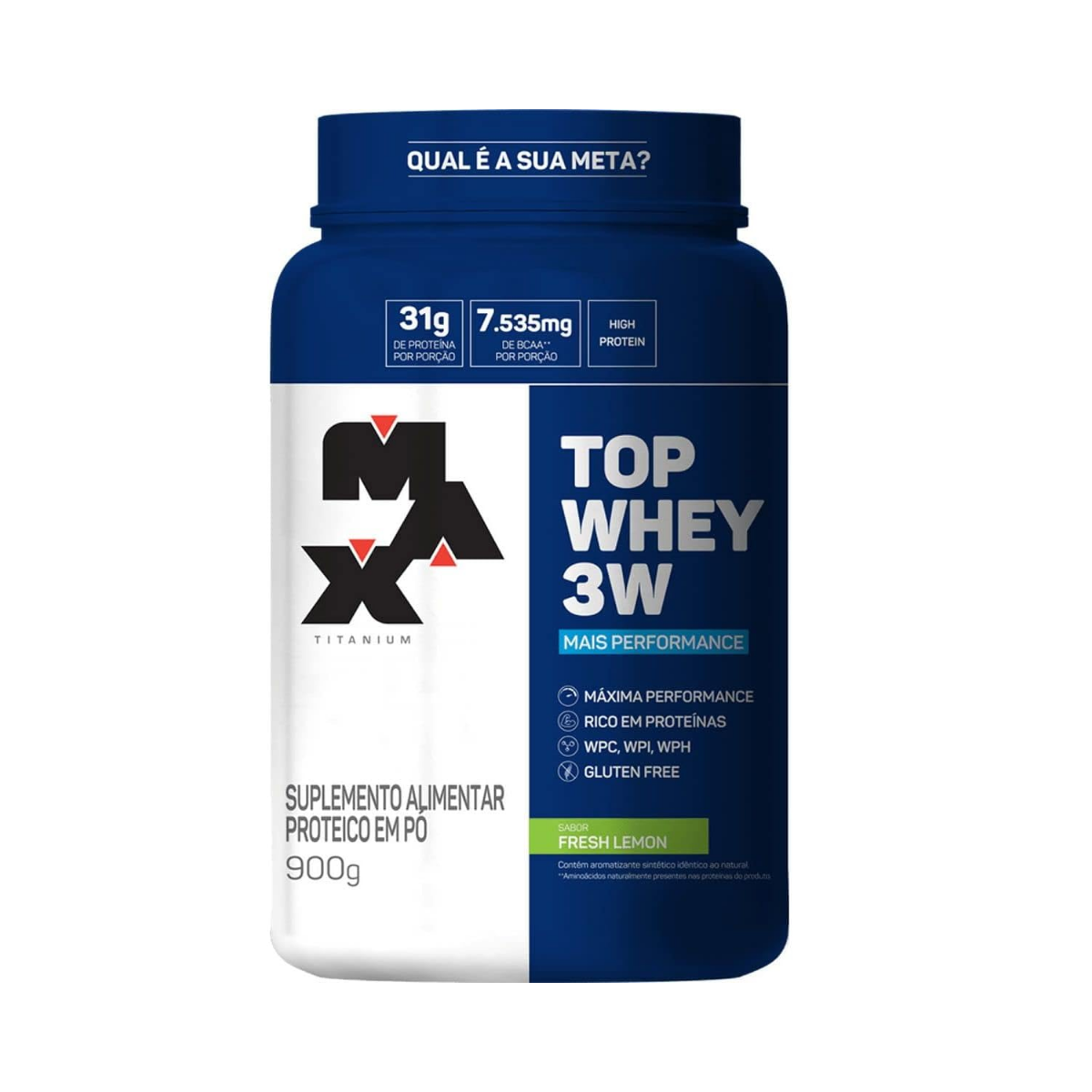 Top Whey 3W Fresh Lemon Max Titanium 900g