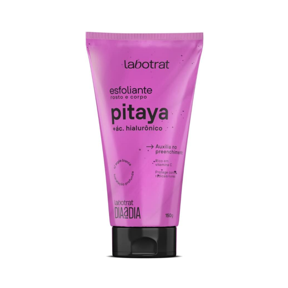Esfoliante Para Rosto e Corpo Labotrat de Pitaya e Ácido Hialurônico 150g