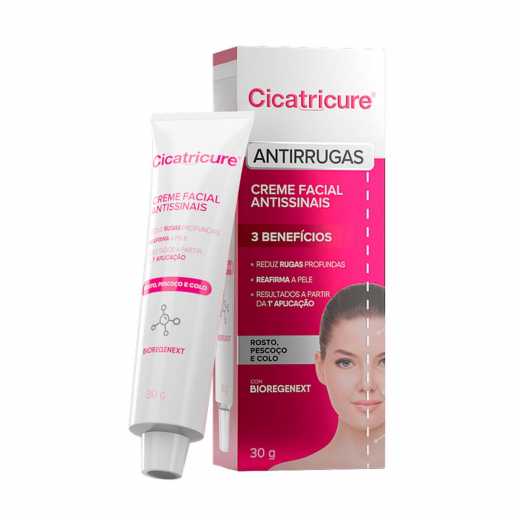 Creme Facial Cicatricure Antissinais 30g