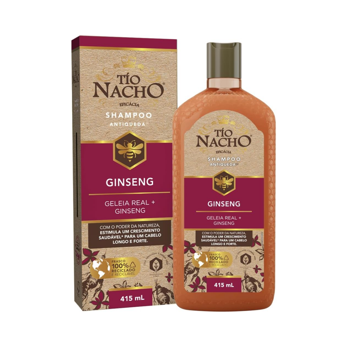 Shampoo Ginseng Tio Nacho 415ml