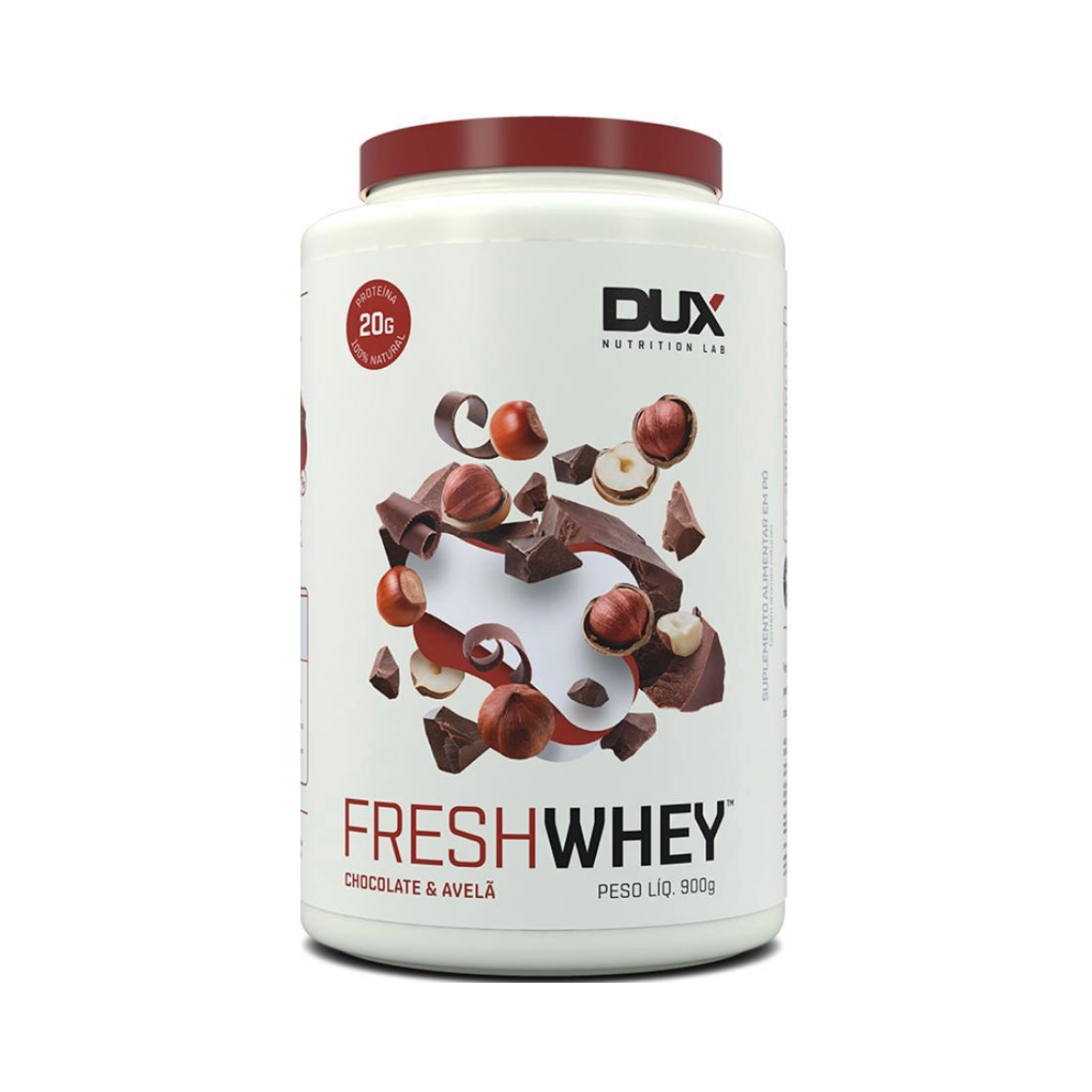 Fresh Whey Chocolate E Avelã Dux 900g