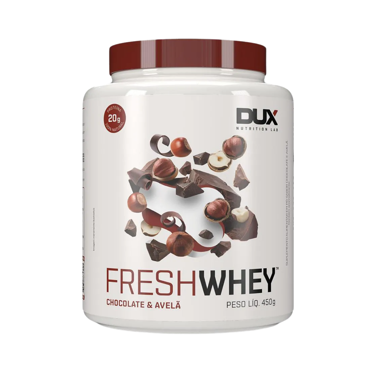 Fresh Whey Chocolate E Avelã Dux 450g