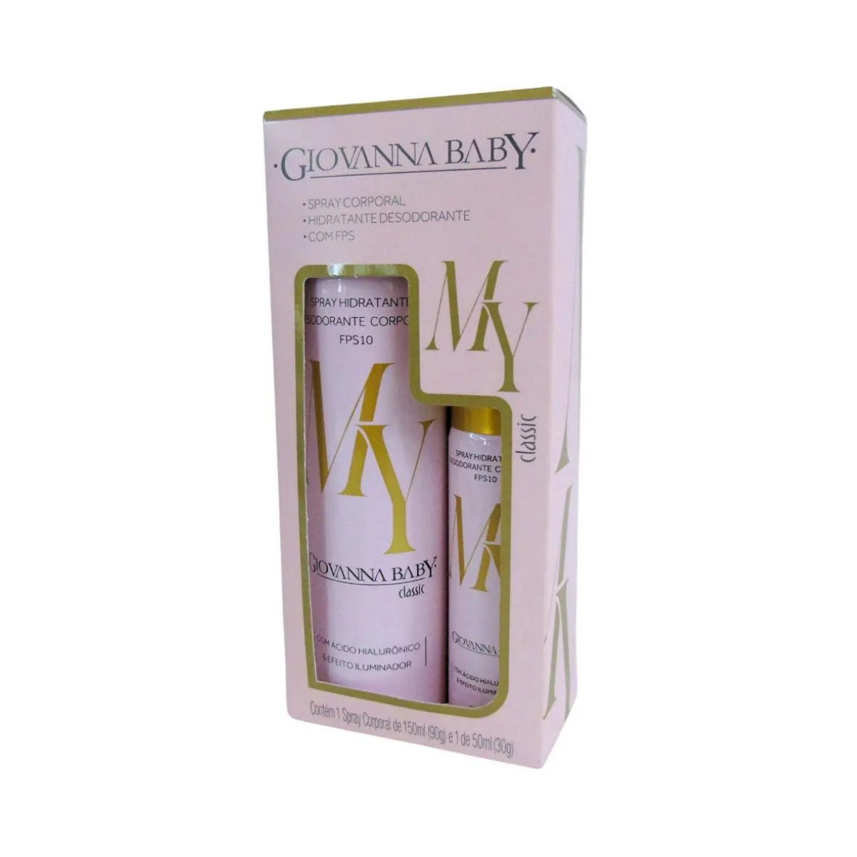 Kit Hidratante Desodorante Spray Classic Giovanna Baby 150ml + 60ml