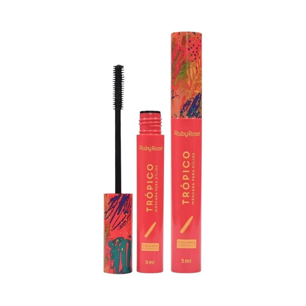 Mascara Para Cilios Ruby Rose Tropico Volume e Alongamento HB502