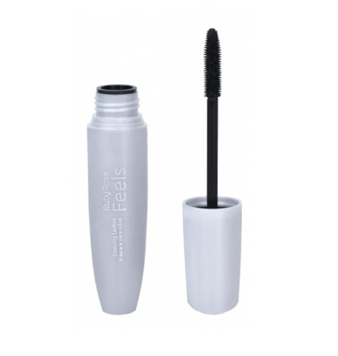 Mascara para Cilios Ruby Rose Feels stunning lashes, preto, ref.HB-507