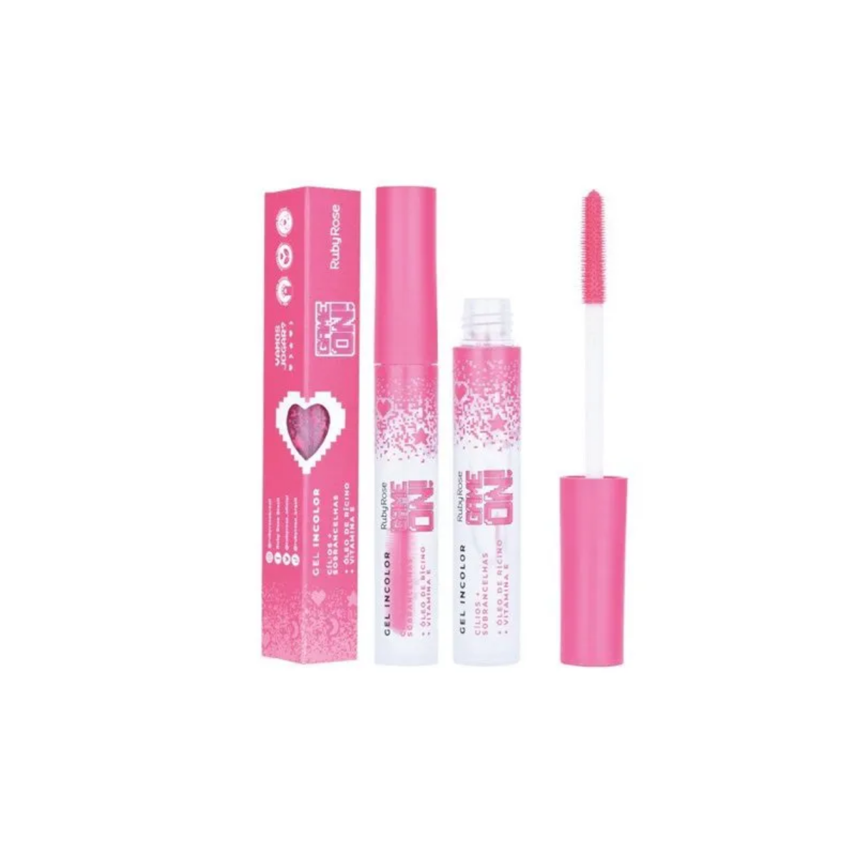 Gel de Cílios e Sobrancelhas Ruby Rose 8,3Ml