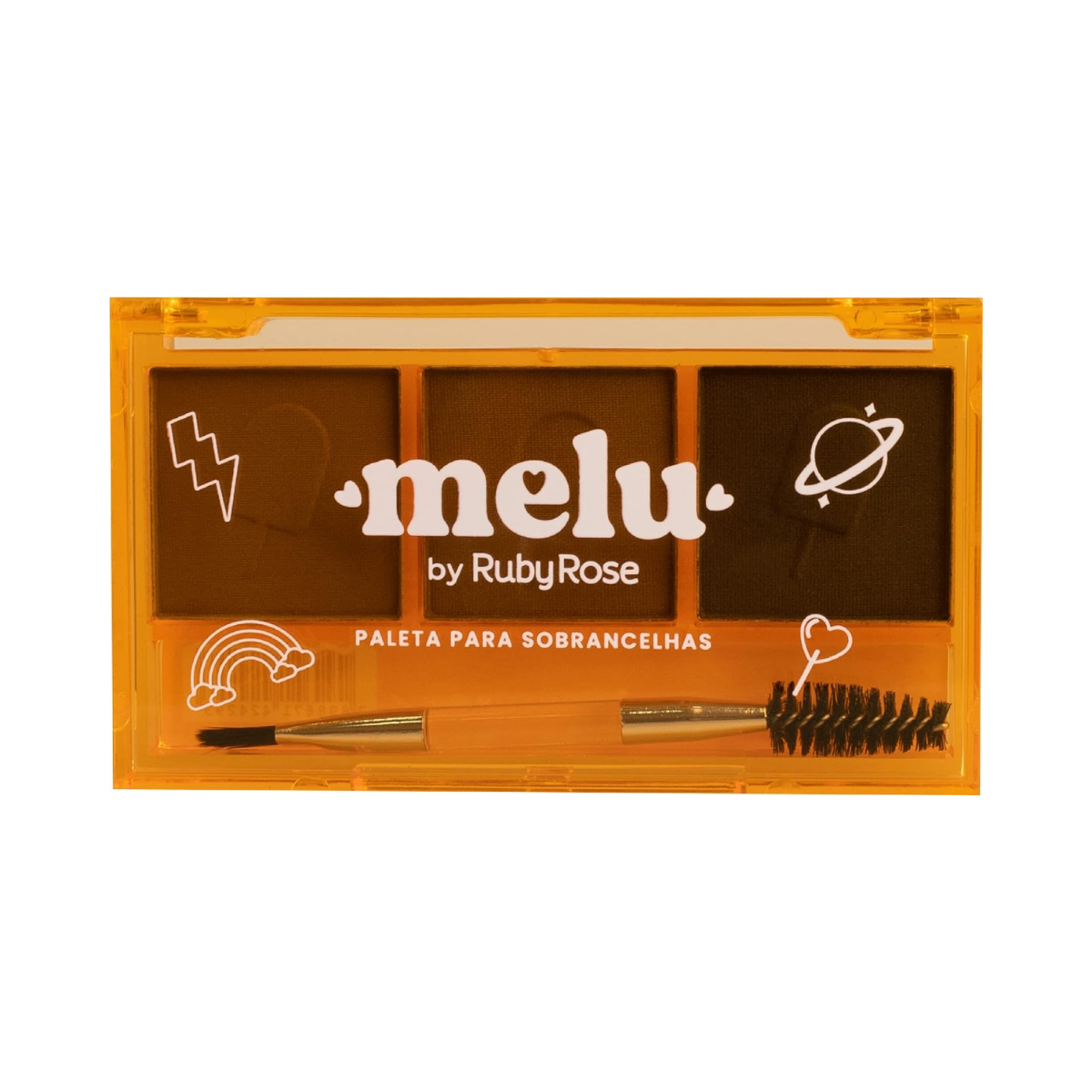 Paleta Para Sobrancelhas Melu Ruby Rose
