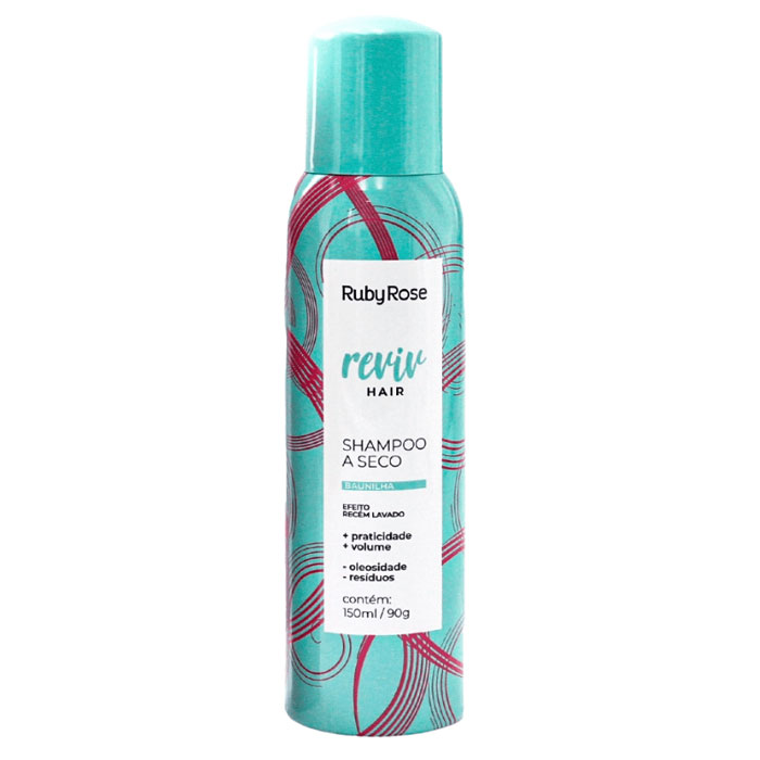 Shampoo A Seco Baunilha Ruby Rose 150ml