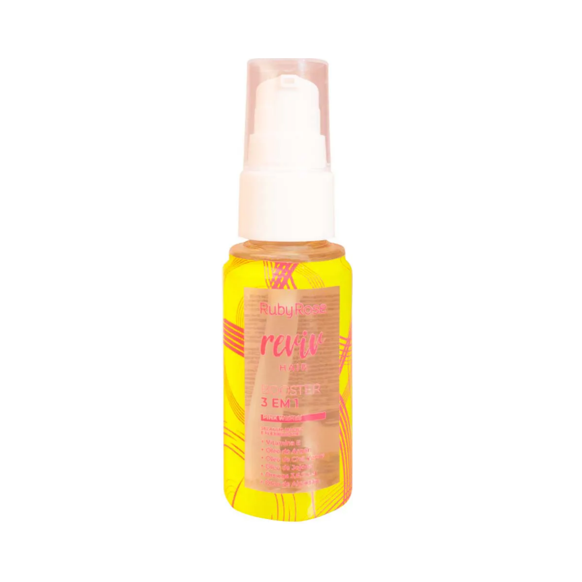 Booster Para Cabelos Reviv Hair Pink Wishes Ruby Rose 30ml