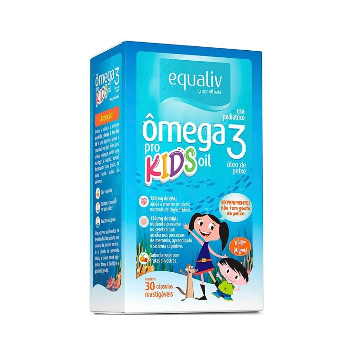 Ômega 3 Pro Kids Oil Equaliv 30 Cápsulas