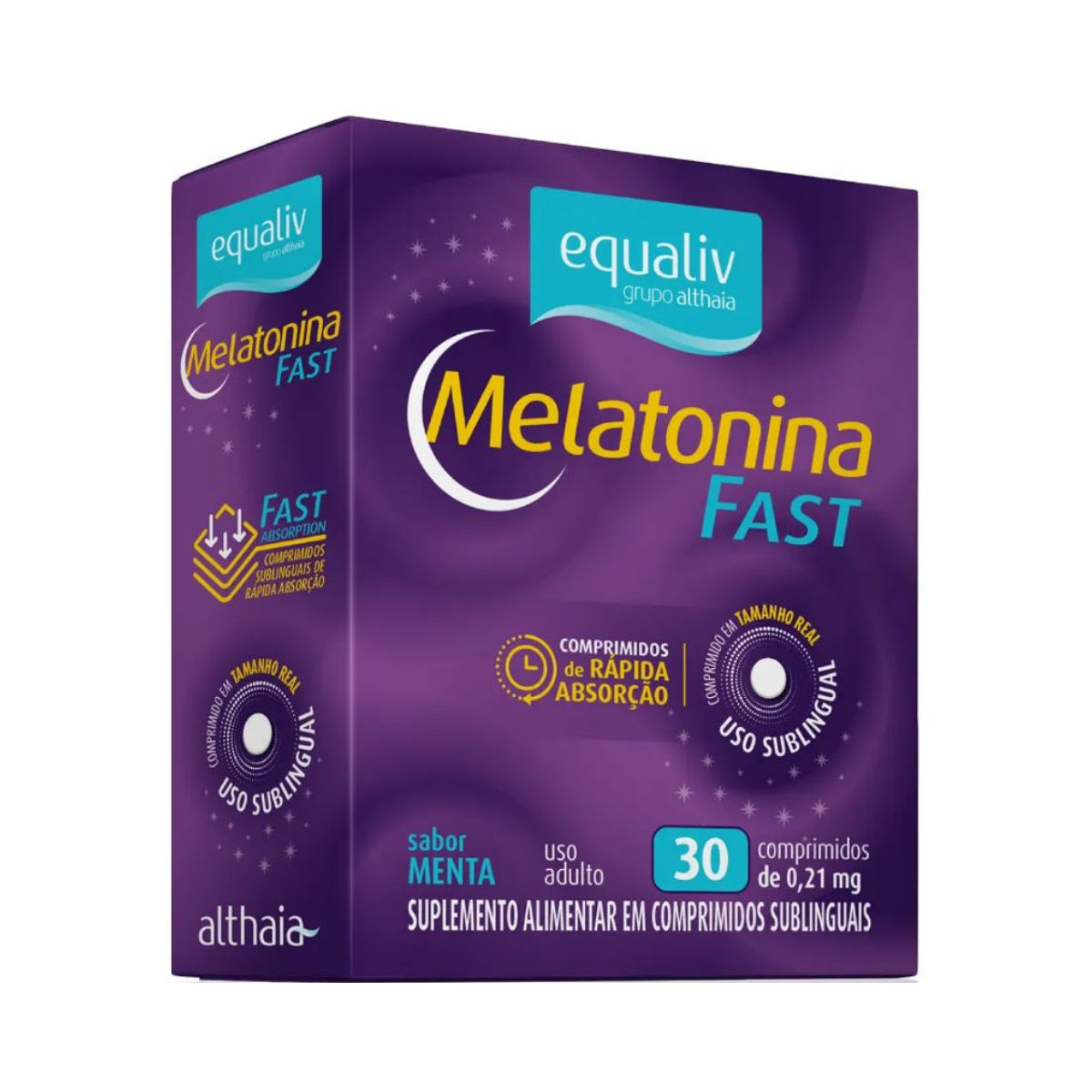 Melatonina Fast Menta Equaliv 30 Comprimidos