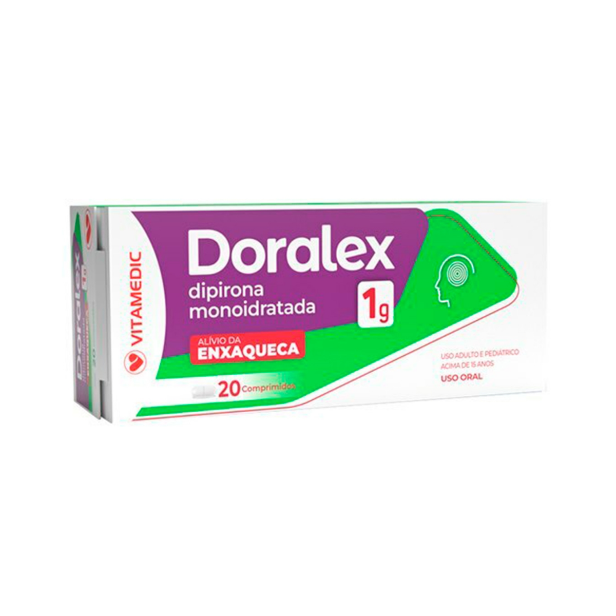 Doralex Vitamedic 1g 20 Comprimidos