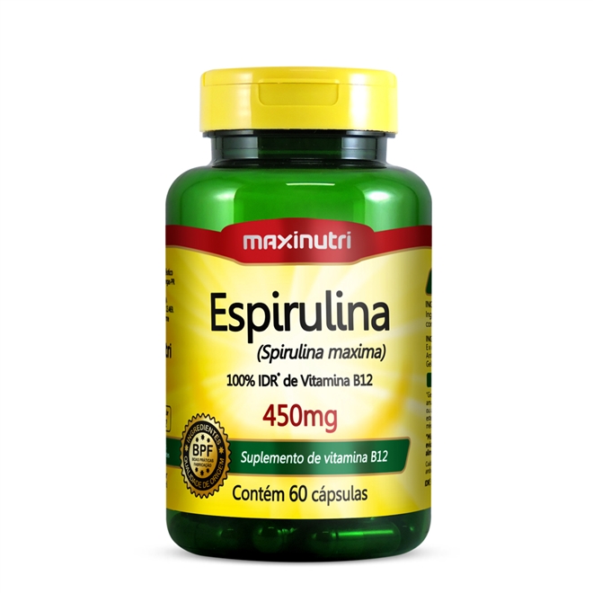 Espirulina Maxinutri 60 Cápsulas