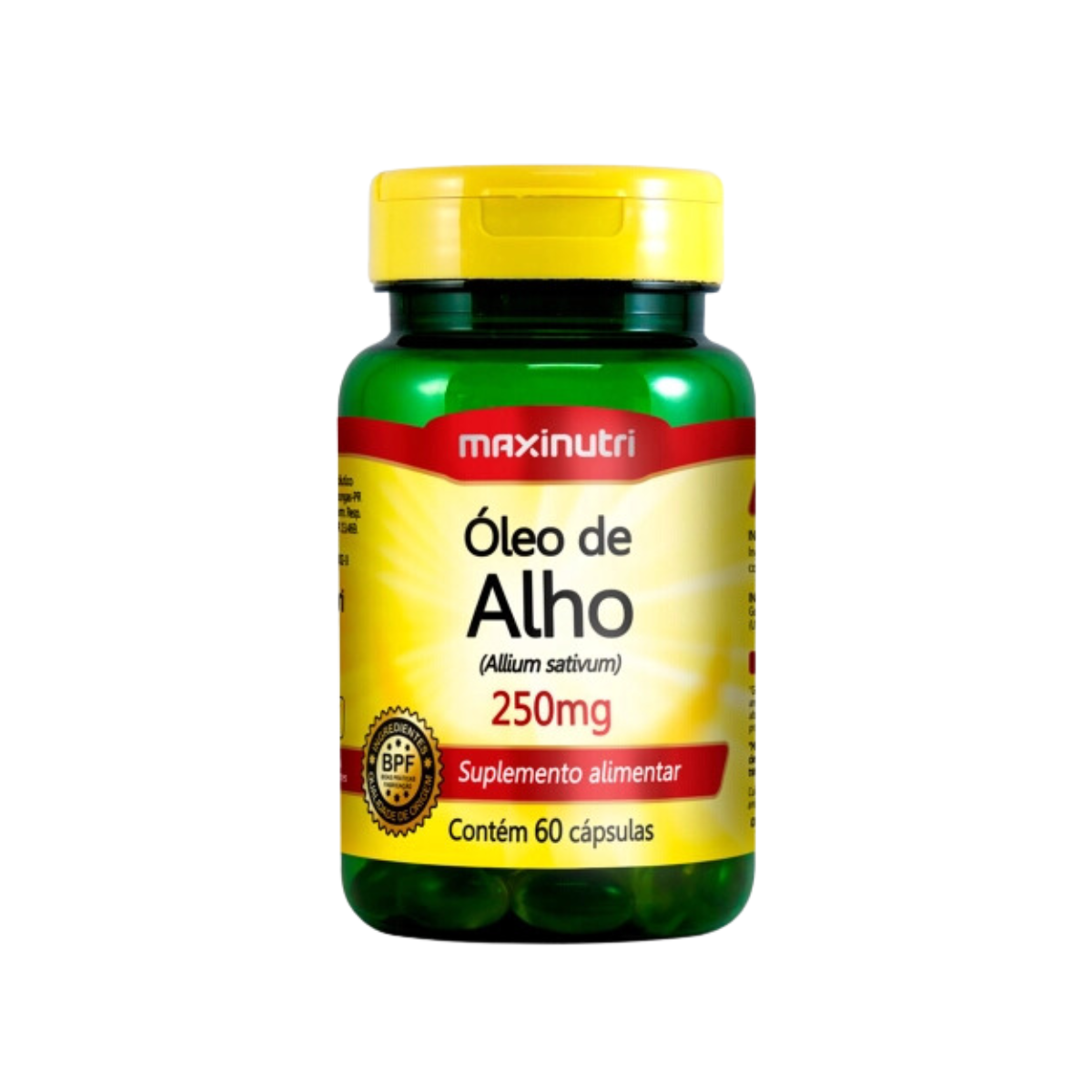 Oleo de Alho 250Mg 60 Capsulas