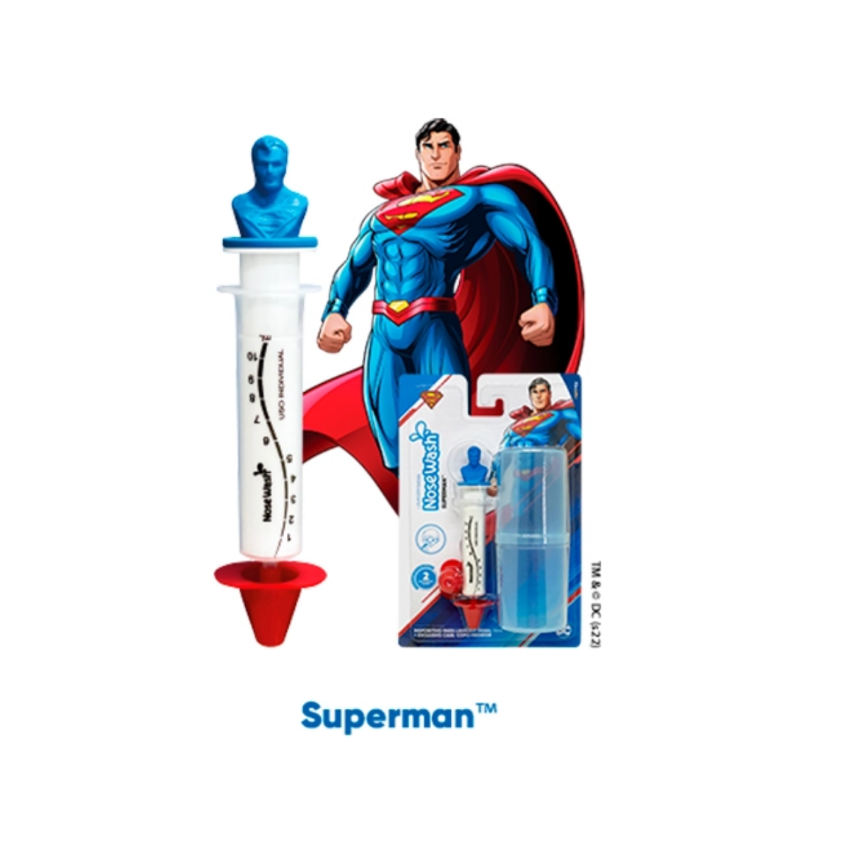 Seringa para Lavagem Nasal Infantil Super-Homem NoseWash 10ml