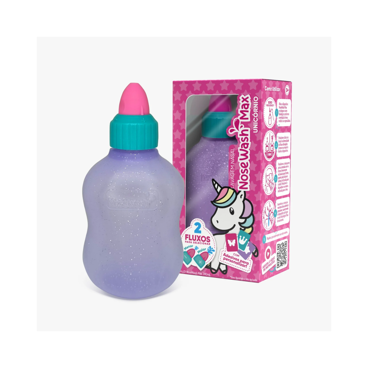 Dispositivo Para Lavagem Nasal NoseWash Max Agpmed 240ml