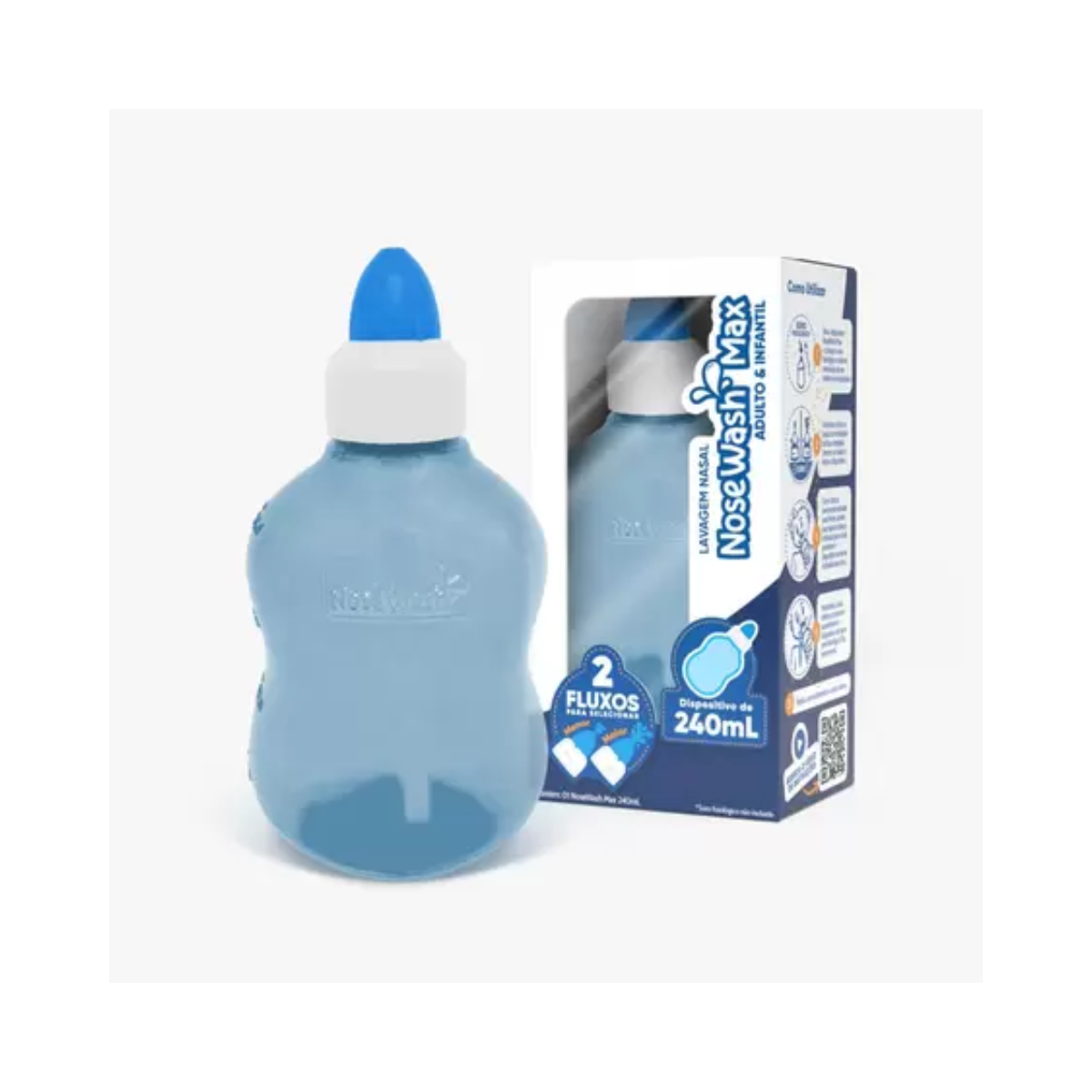 Dispositivo para Lavagem  Nasal Nosewhash Max 240Ml