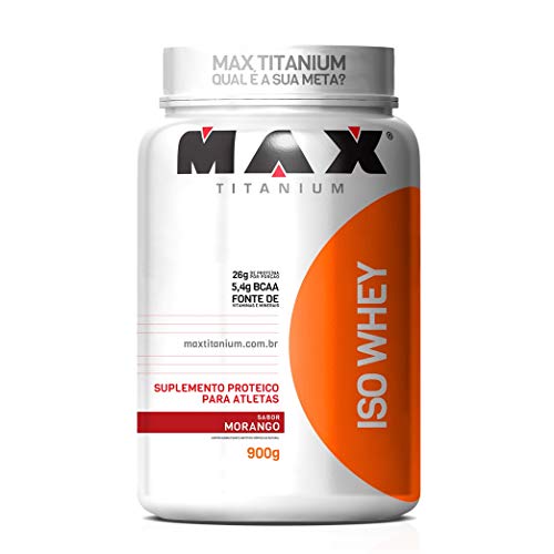 Iso Whey Morango Max Titanium 900g