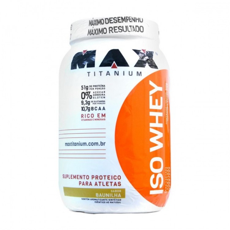 Iso Whey Baunilha Max Titanium 900g