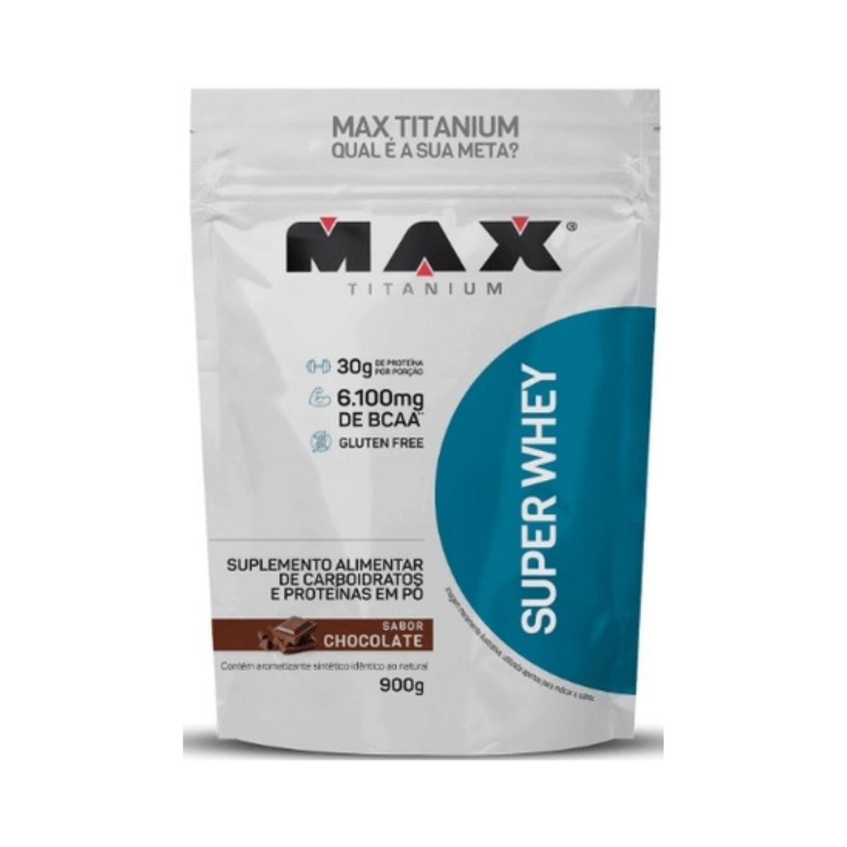Super Whey Refil Chocolate Max Titanium 900g