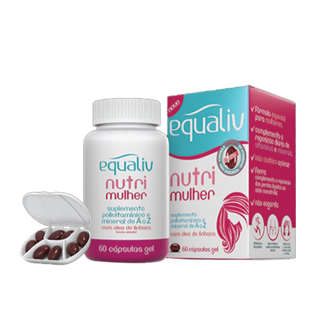 Equaliv Nutri Mulher 60 Cápsulas