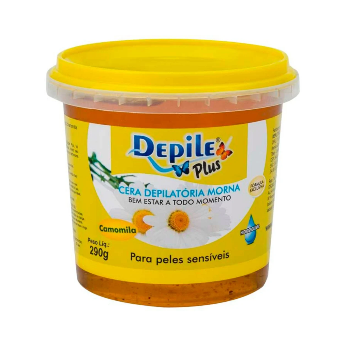 Cera Depilatoria Camomila Depile Plus 290g