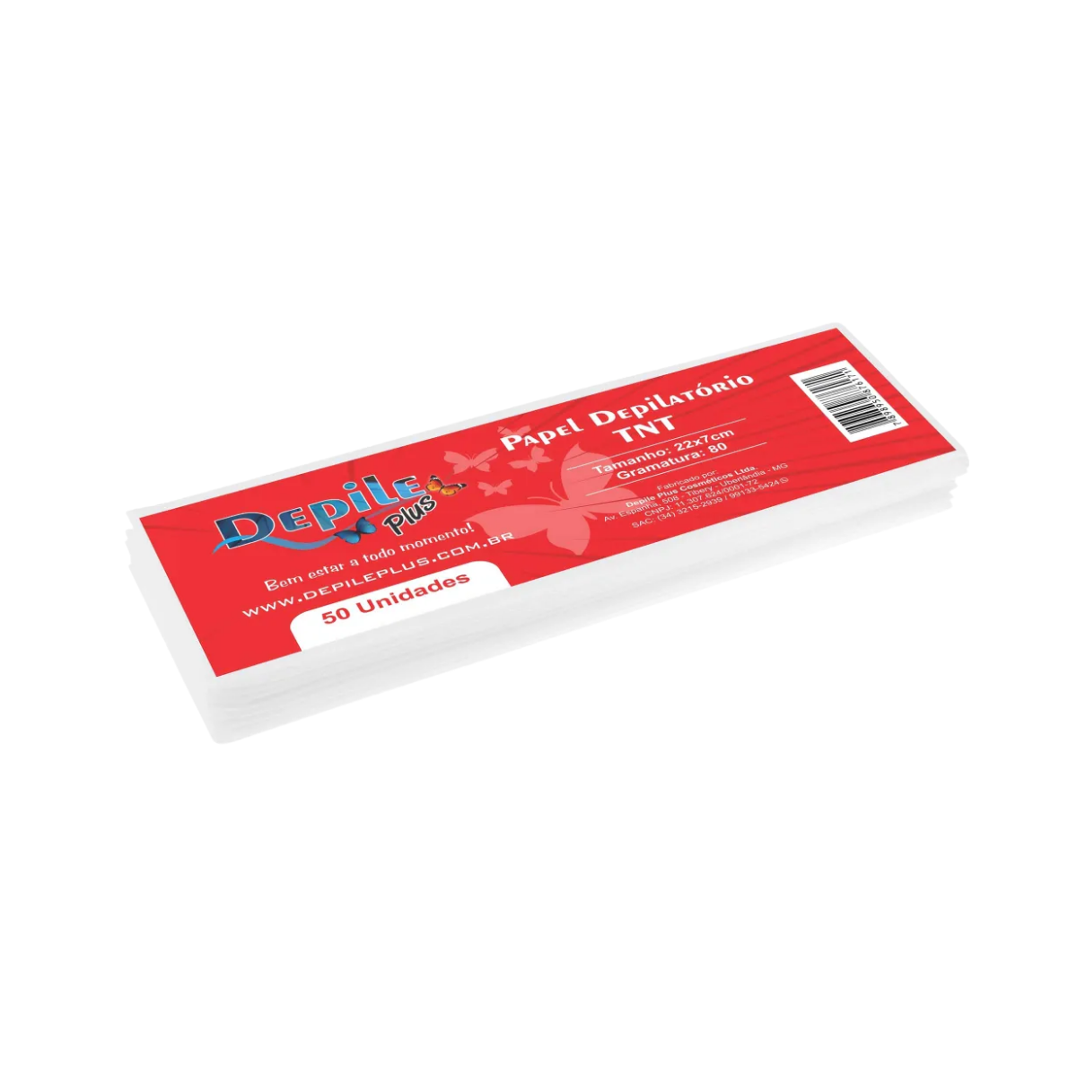 PAPEL DEPILATORIO DEPILE PLUS 50UN