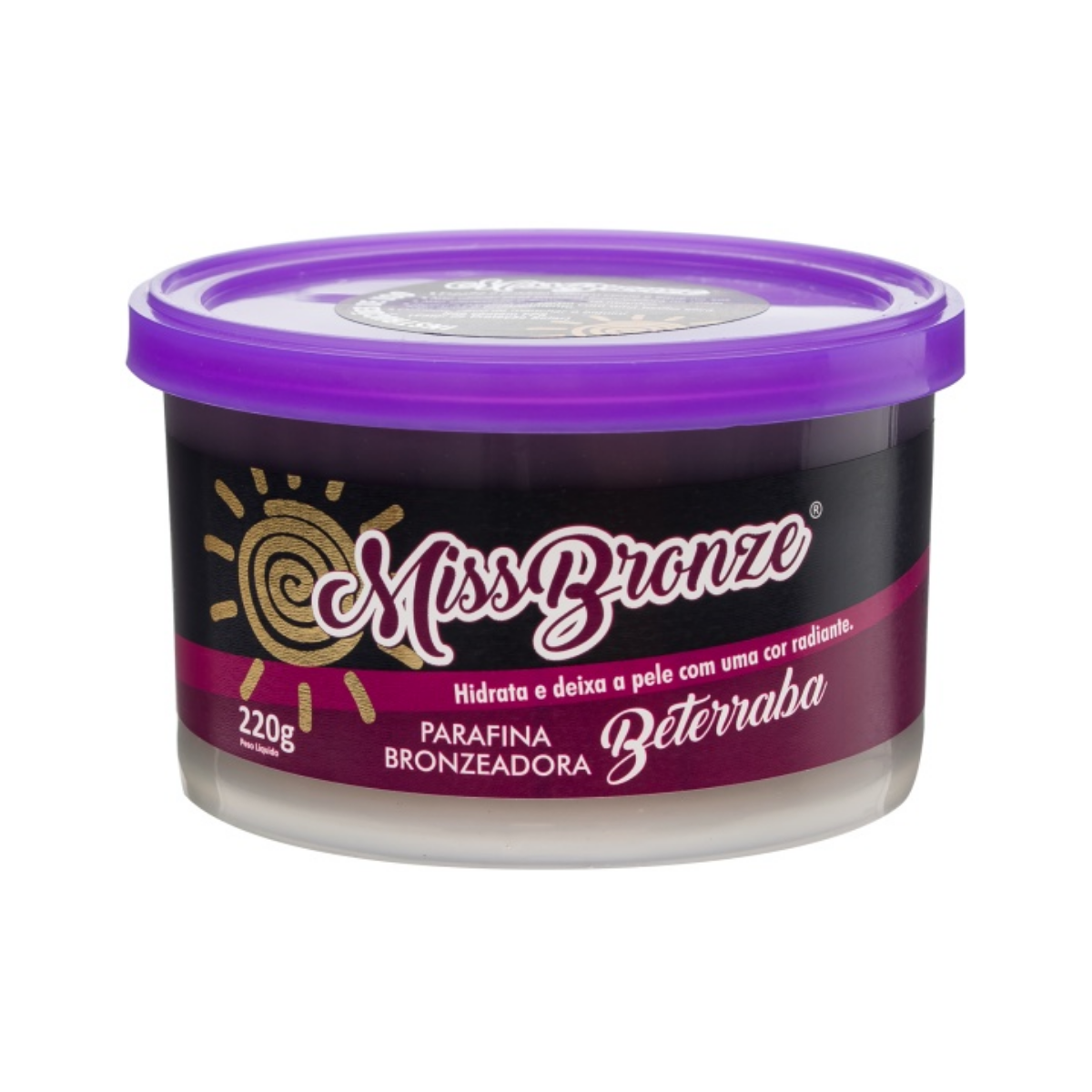 Parafina Bronzeadora Beterraba Miss Bronze 220g