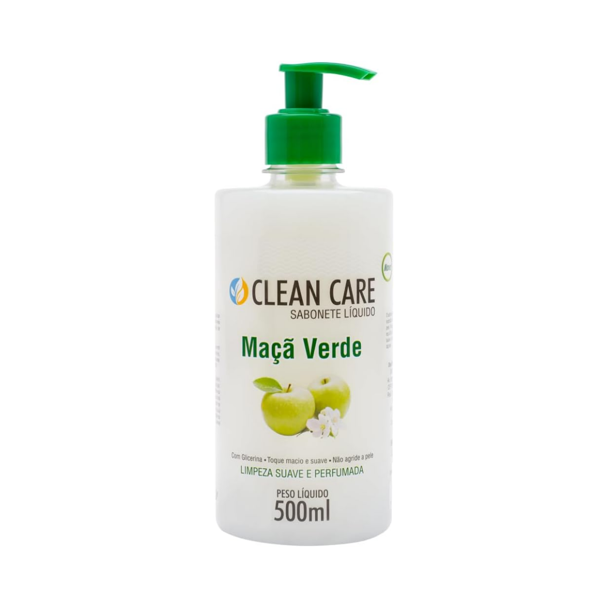 Sabonete Líquido Maçã Verde Clean Care 500ml