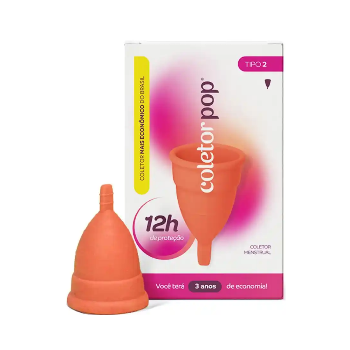 Coletor Menstrual Coletor Pop Tipo 2 Fleurity 1 Unidade